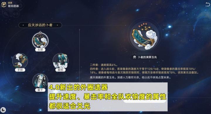 崩坏星穹铁道爻光遗器选什么_https://www.wordpress6.com_游戏攻略_第2张